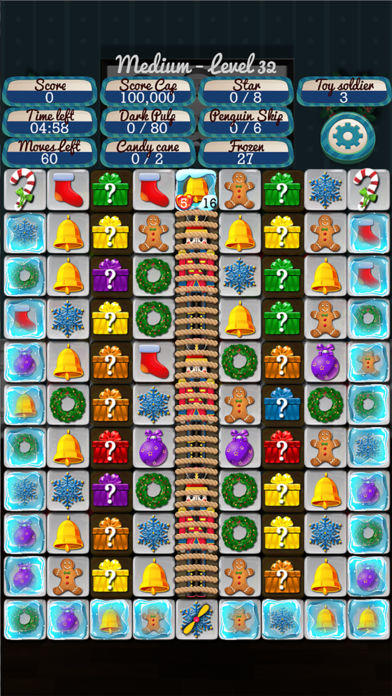 Christmas Drops 4 - Match 3 Game Screenshot
