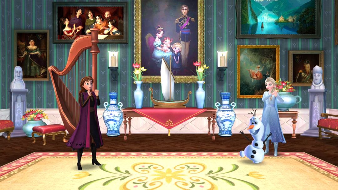 Petualangan Disney Frozen: Game Match 3 Baru screenshot game