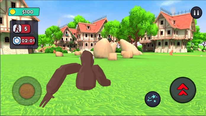 Gorilla Survival Hide And Hunt 게임 스크린 샷