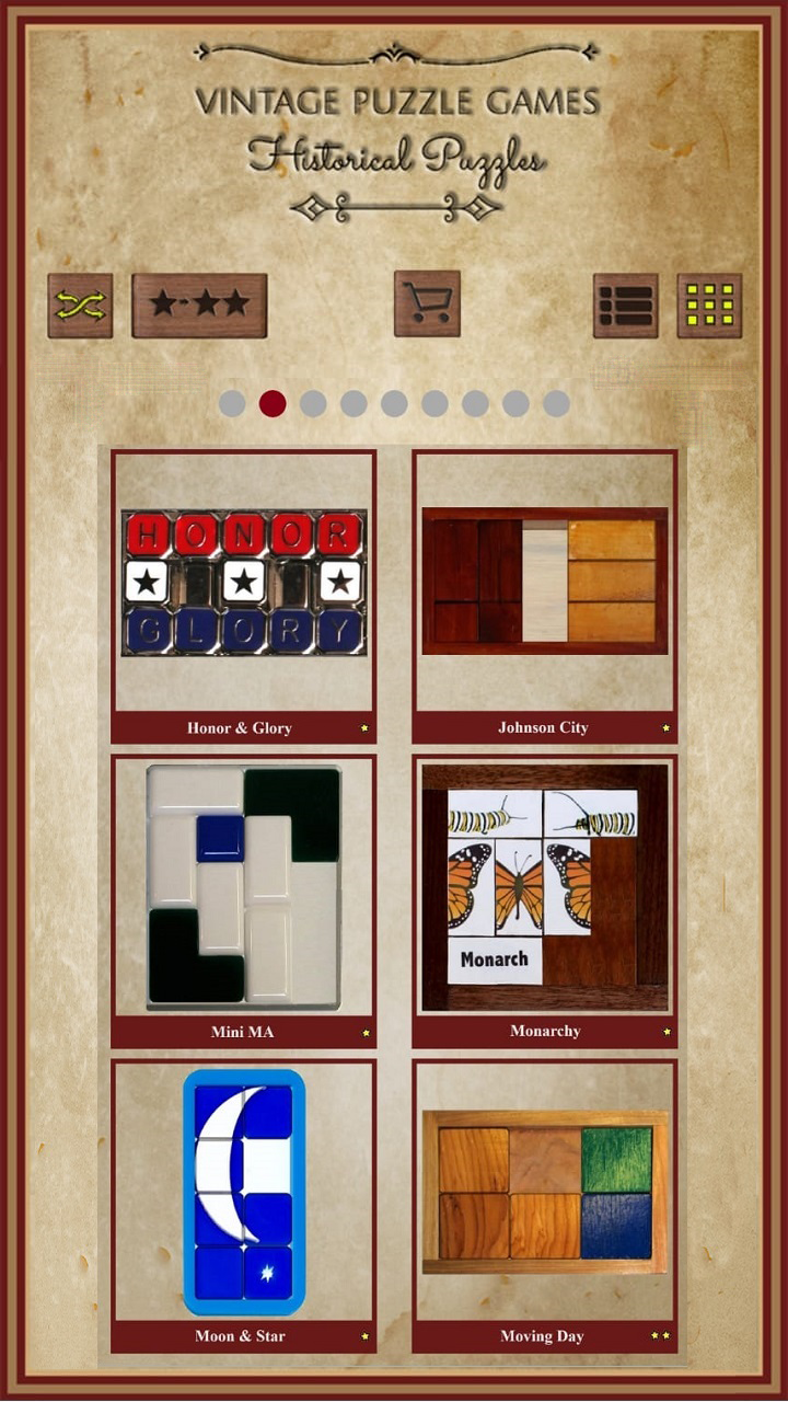 Sliding Block Puzzles Game Screenshot