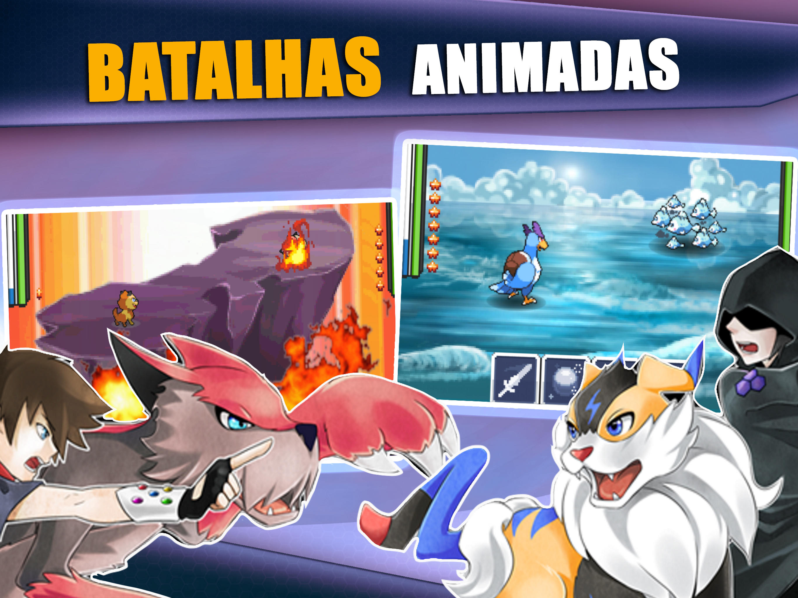 Captura de Tela do Jogo EvoCreo: Jogo de monstros