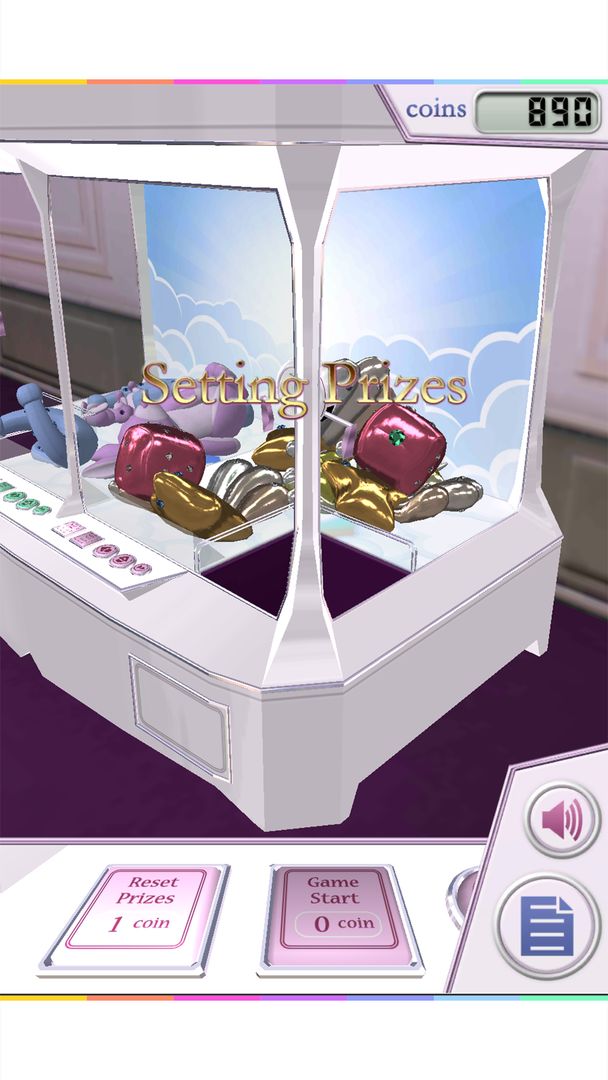 Screenshot of Claw Crane Lucky Charms