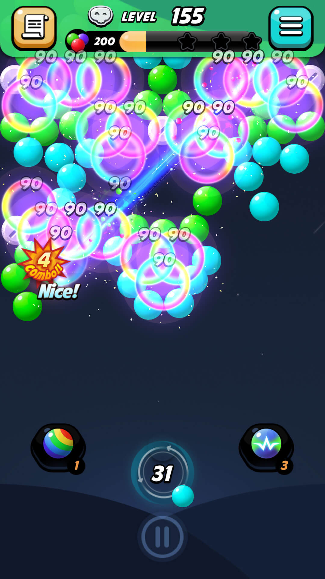 Bubble Shooter Clash Game Screenshot