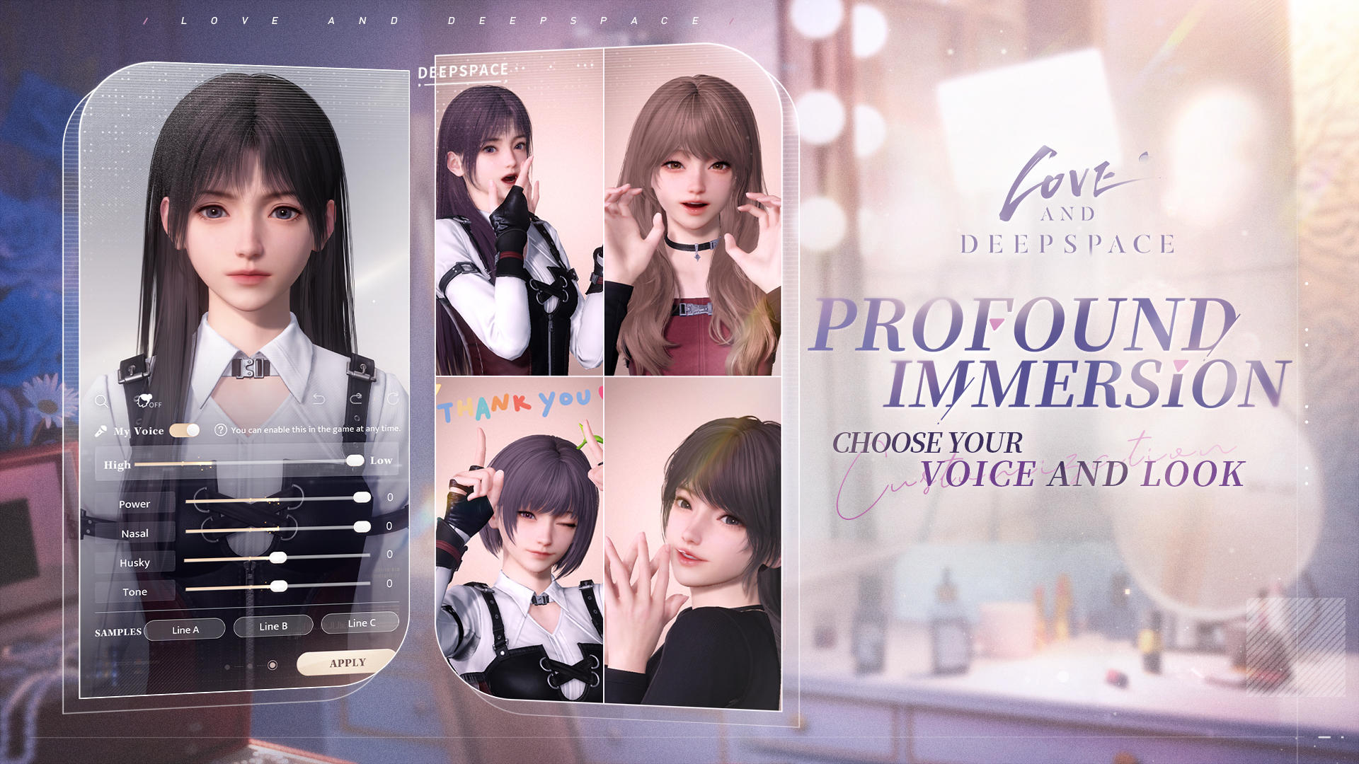 Screenshot of Love and Deepspace