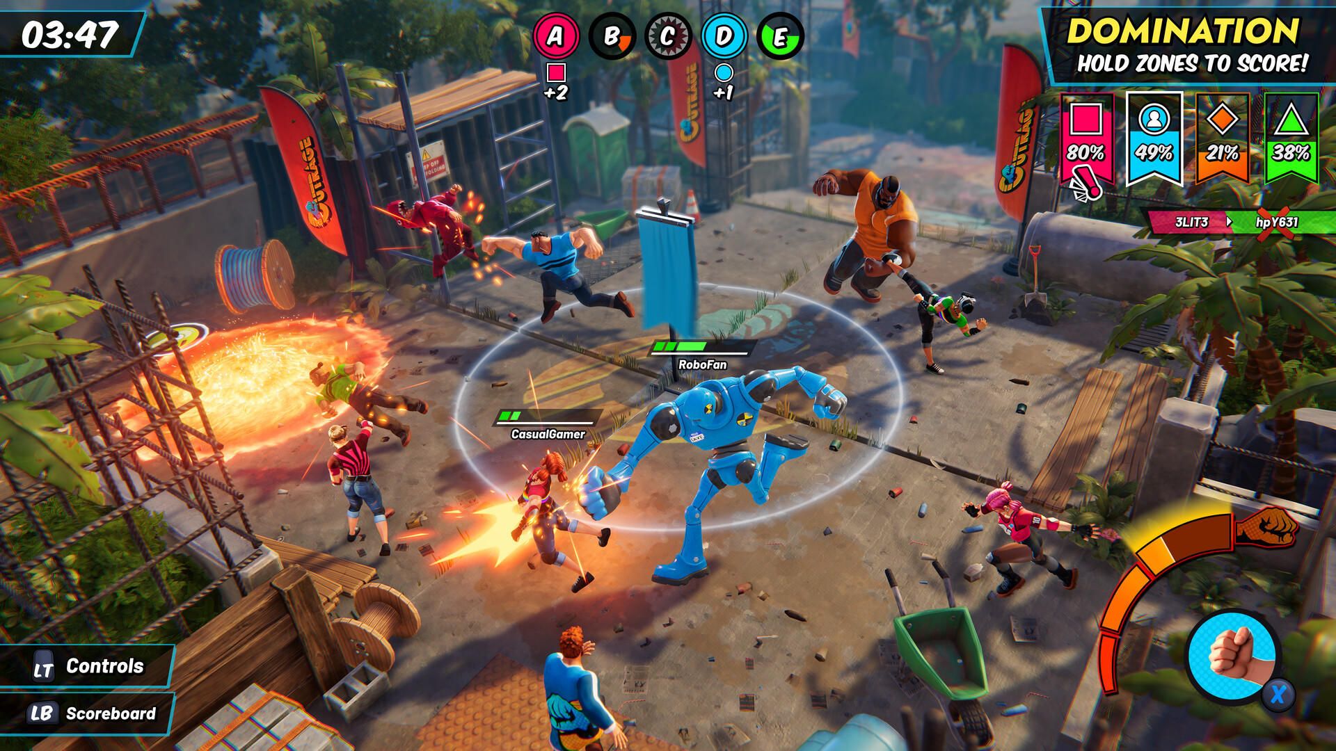 OutRage: Fight Fest screenshot game