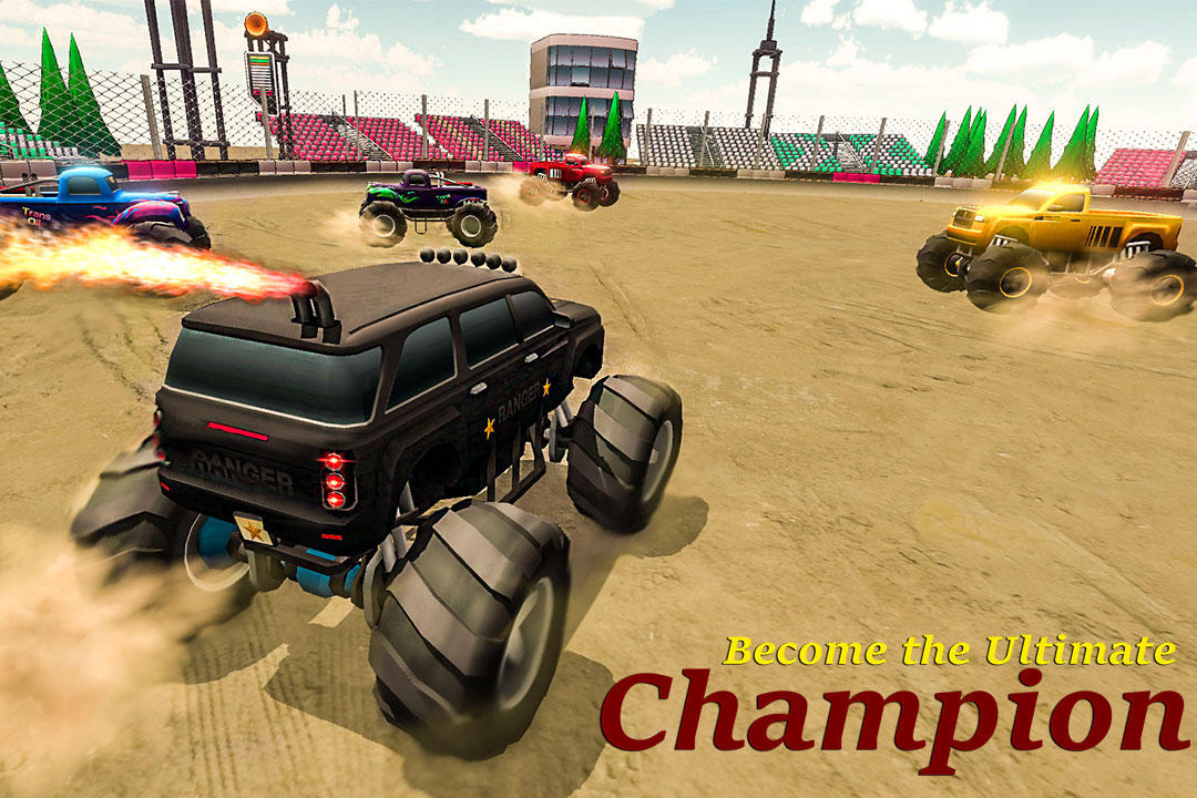 Captura de Tela do Jogo Demolition Derby-Monster Truck