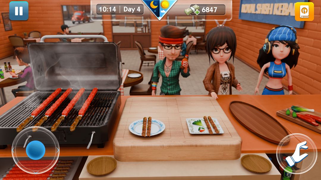 kebab food chef simulator game 게임 스크린 샷