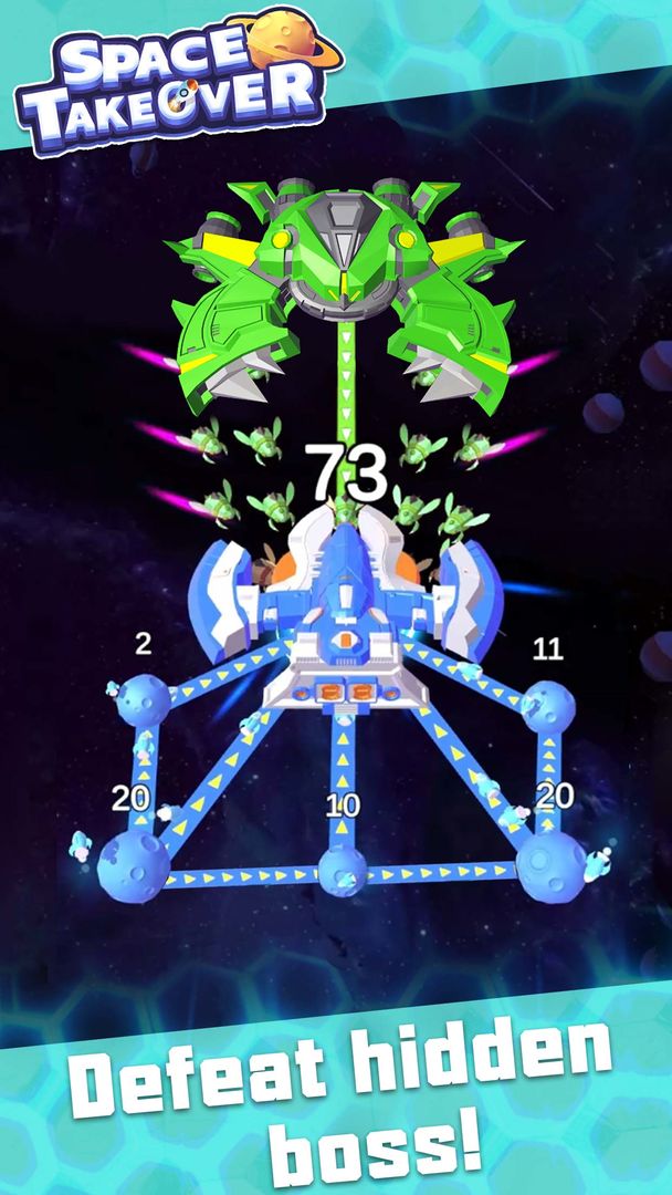Screenshot of Space Takeover