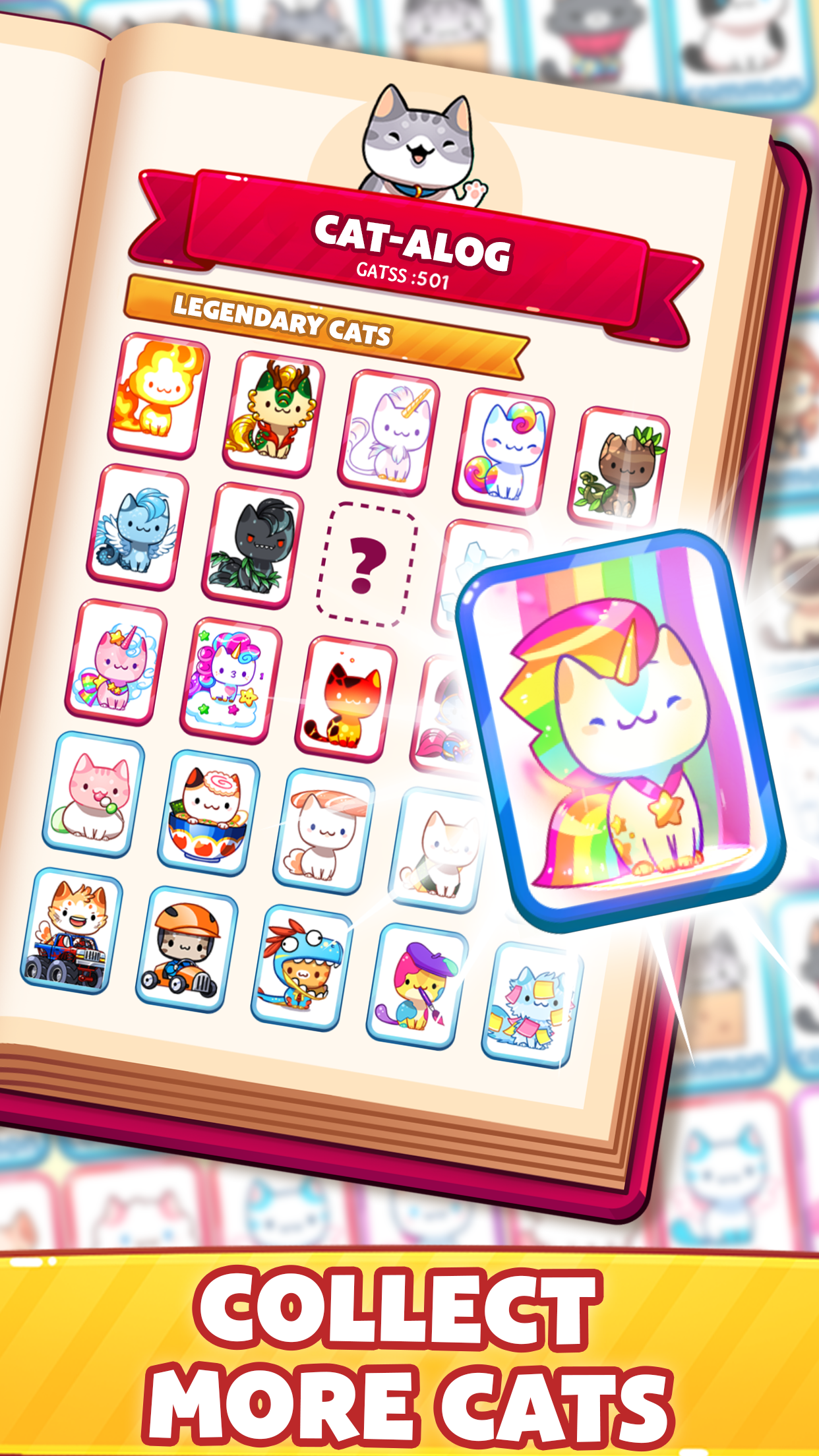 Cat Game - The Cats Collector! Game Screenshot