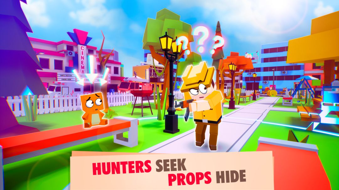 Peekaboo Online - Hide and Seek Multiplayer Game 게임 스크린 샷