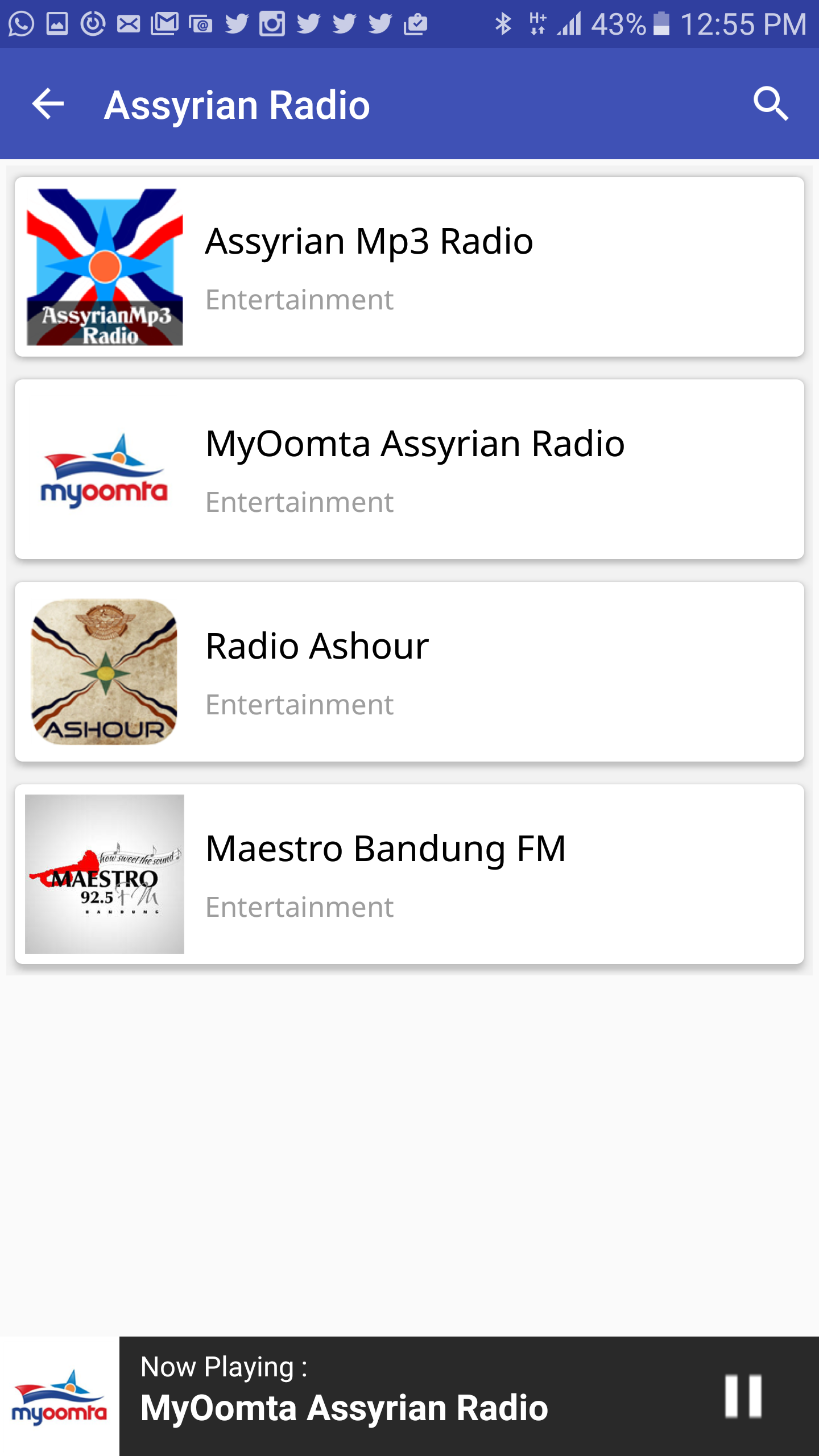 Assyrian Radio screenshot game