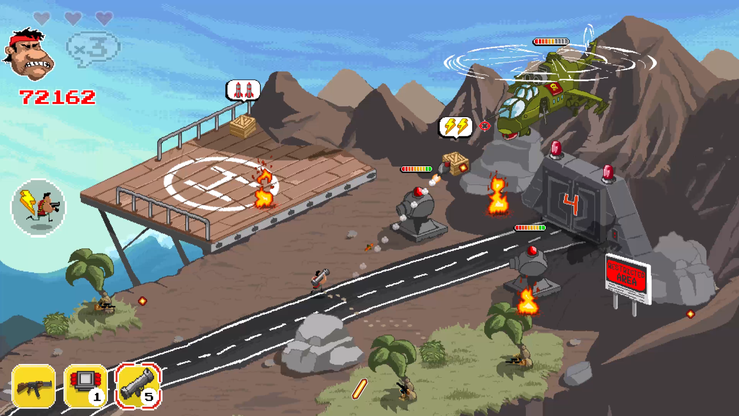 Screenshot of John Mambo: Arcade & Action