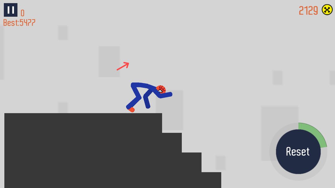 Screenshot of Stickman Ragdoll Dismounting - Physics Relax Game