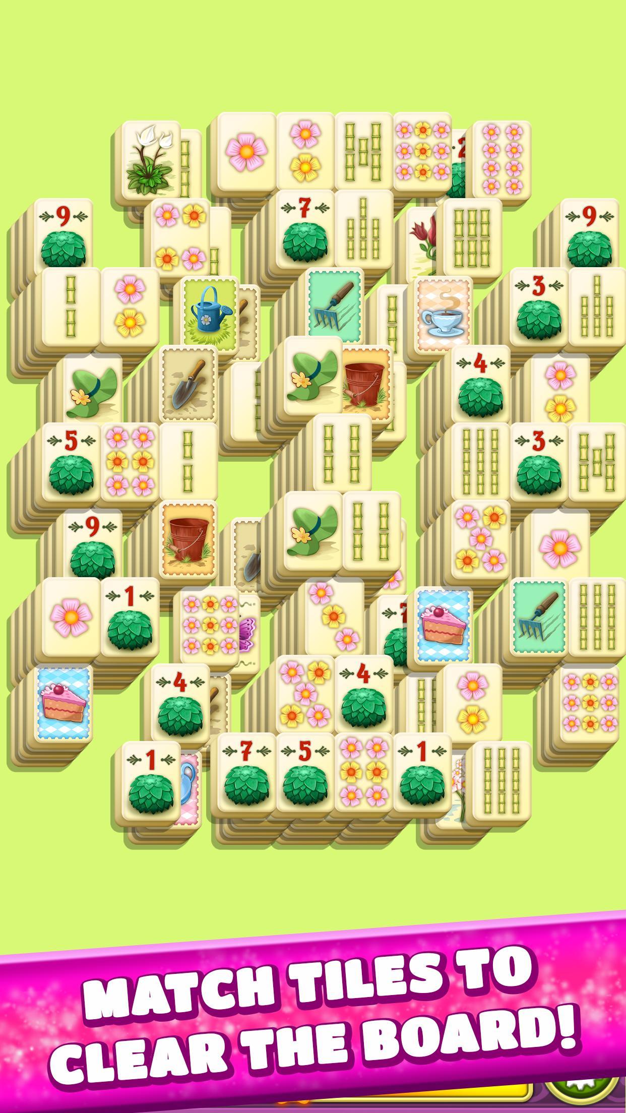 Mahjong Spring Flower Garden Game Screenshot