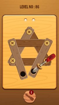 Woodley: Wood Screw Puzzle Game Screenshot