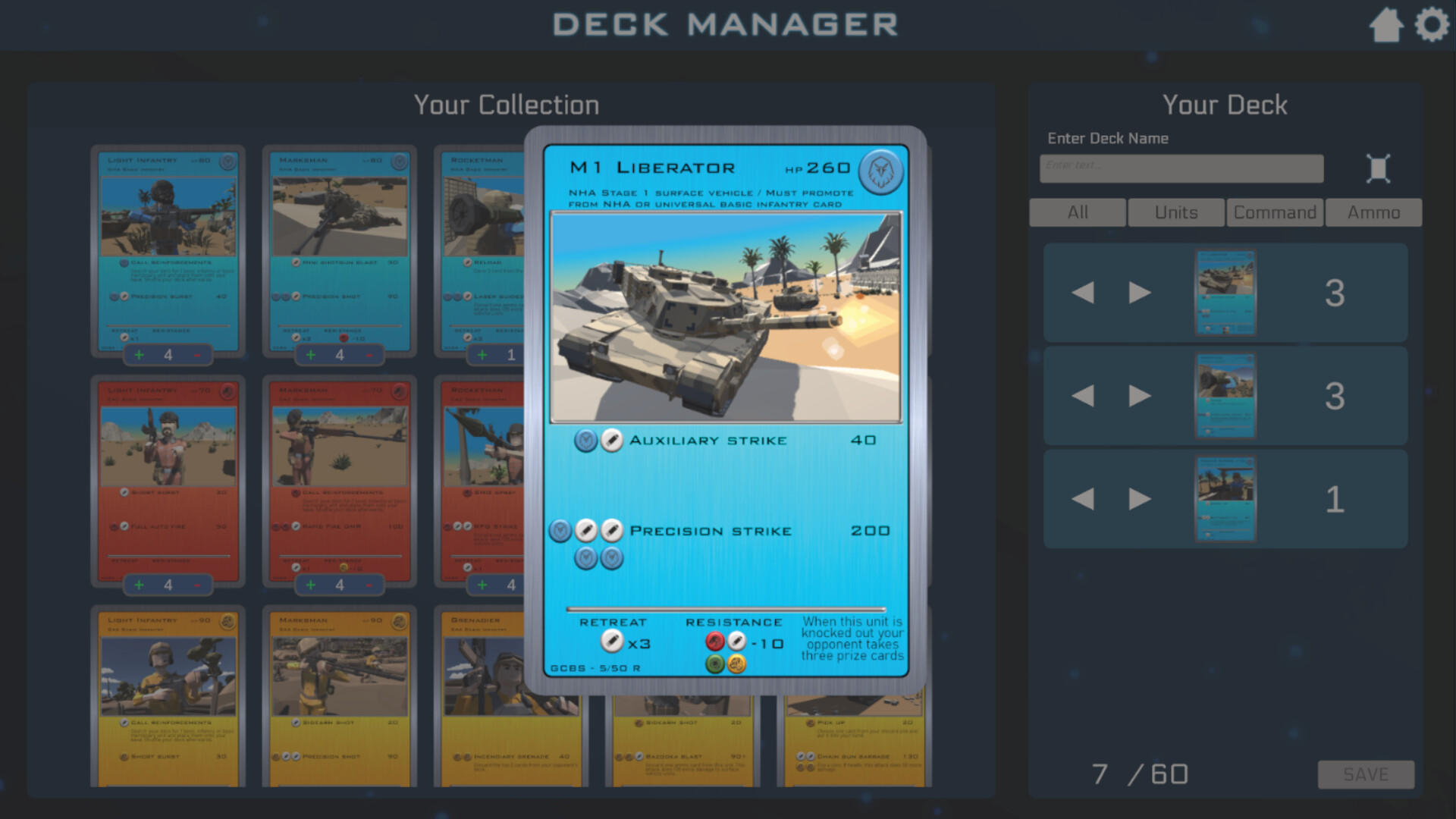 Screenshot of Global Conflict - The Trading Card Game