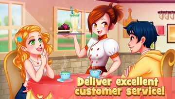 Dessert Chain: Café Waitress & Game Screenshot