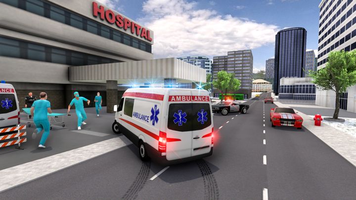 Screenshot 1 of Ambulance Simulator Car Driver 1.48