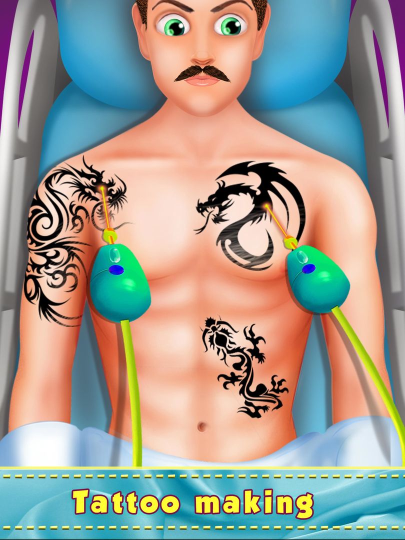 Screenshot of Design Tattoo Art Salon Fashion Surgery ER
