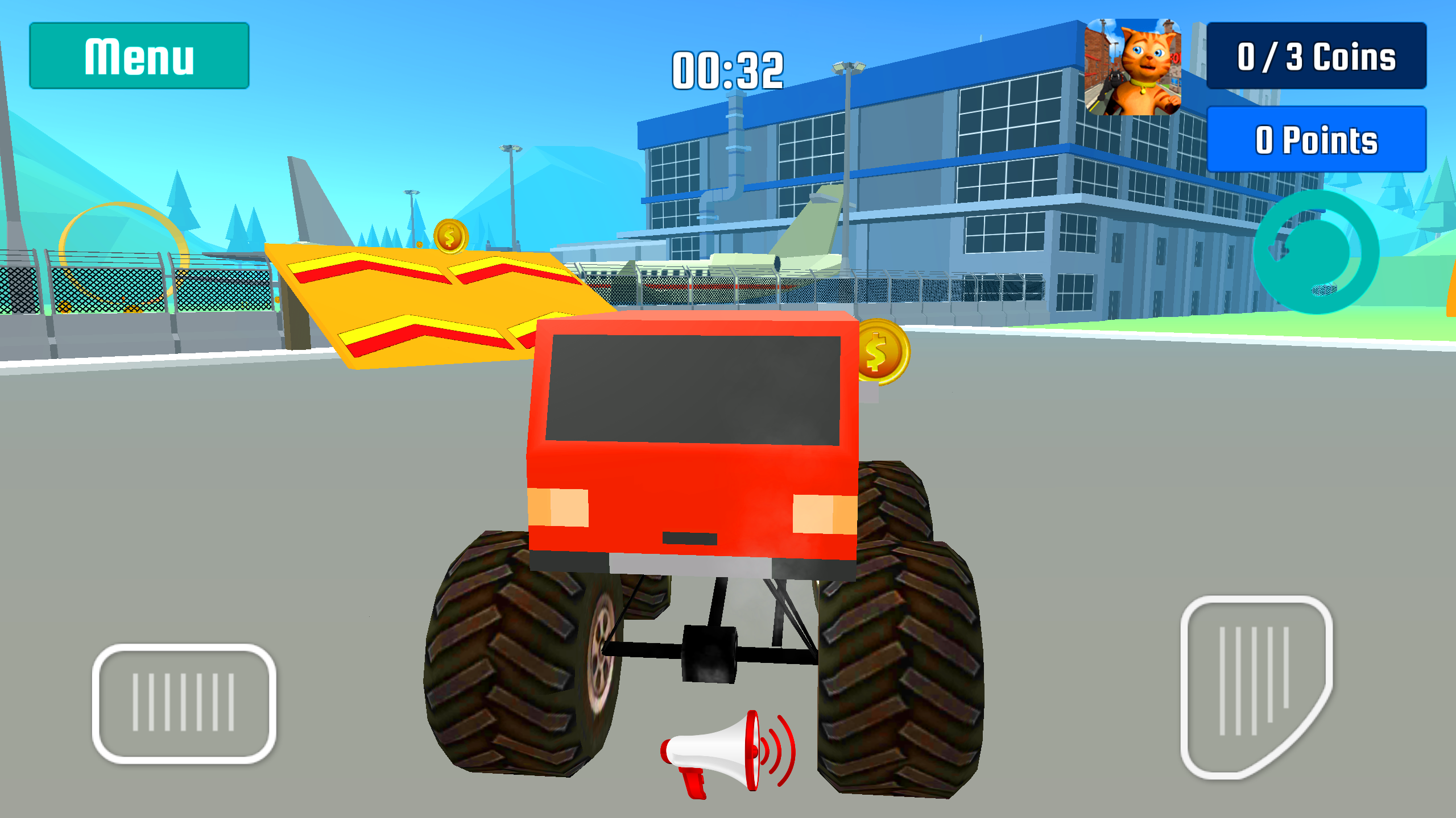 Cuplikan Layar Game Monster Truck Stunt Speed Race