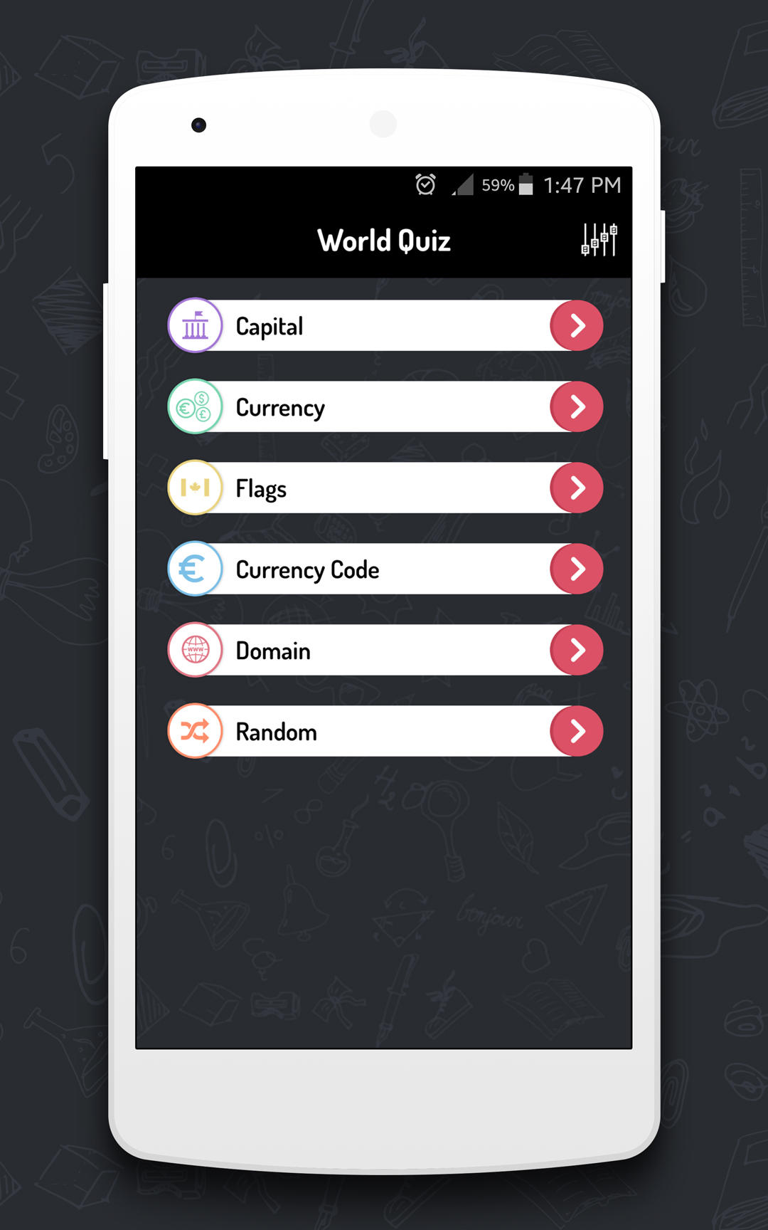 Screenshot 1 of World Quiz 1.0