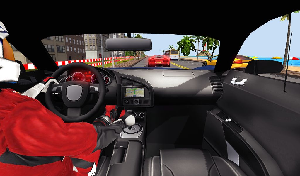 Racing In Car Turbo screenshot game