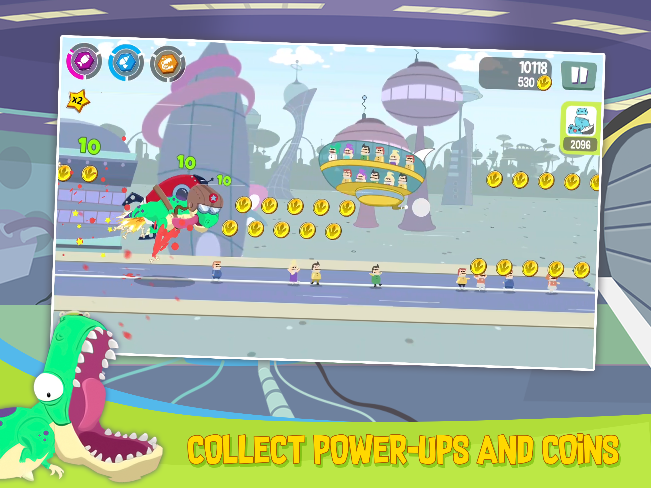 Unstoppable Rex Game Screenshot