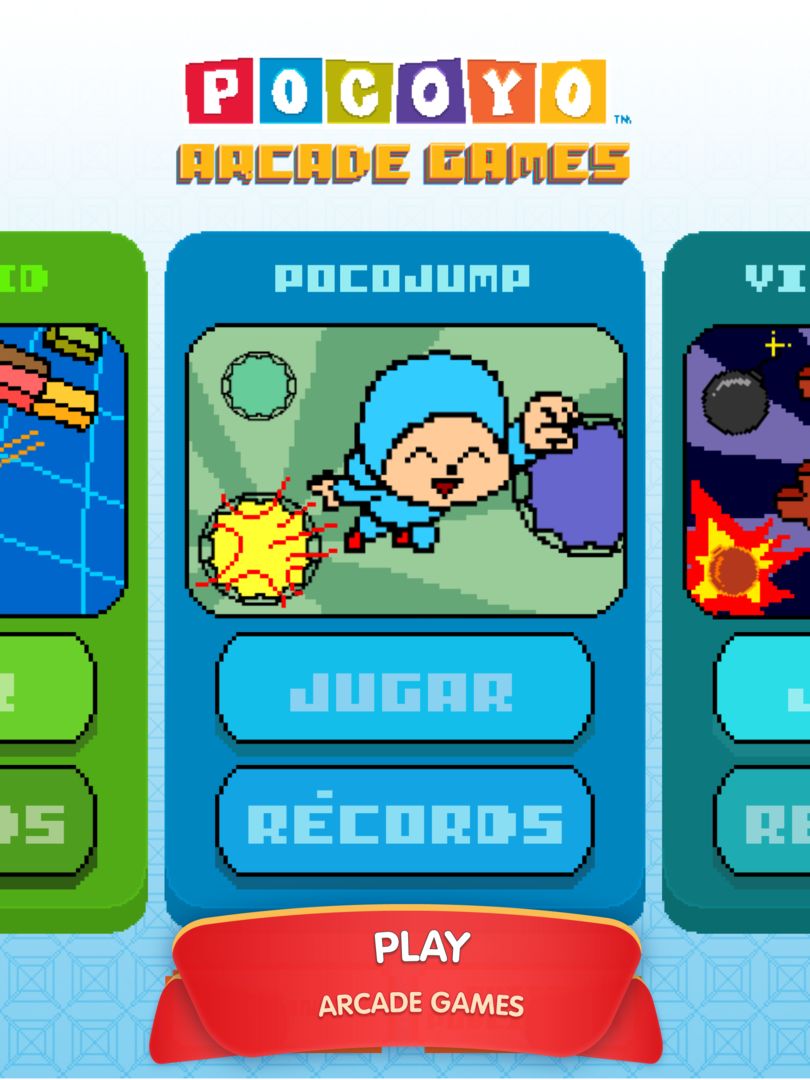 Pocoyo Arcade Games ภาพหน้าจอเกม