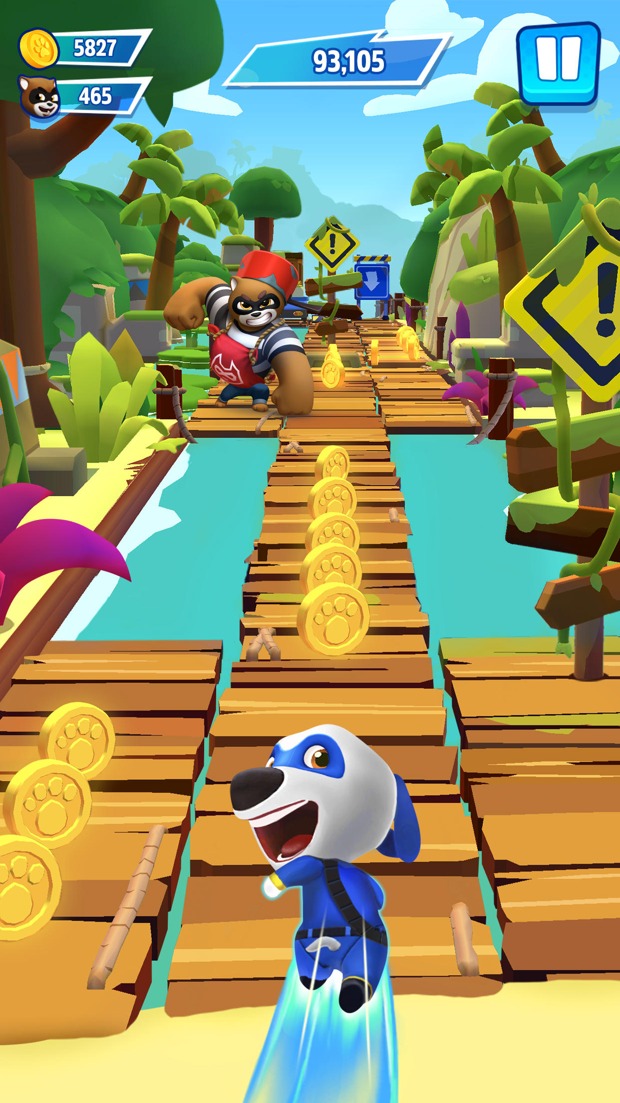 Talking Tom: Hero Dash Run Game Screenshot