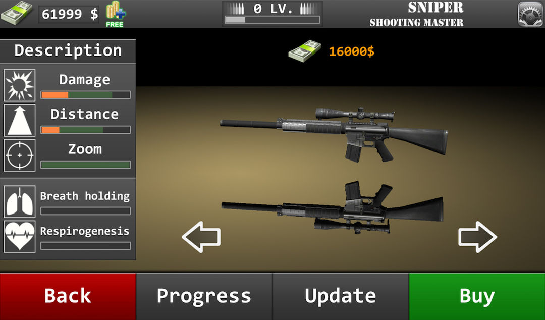3d Simulator Sniper : Shooting 게임 스크린 샷