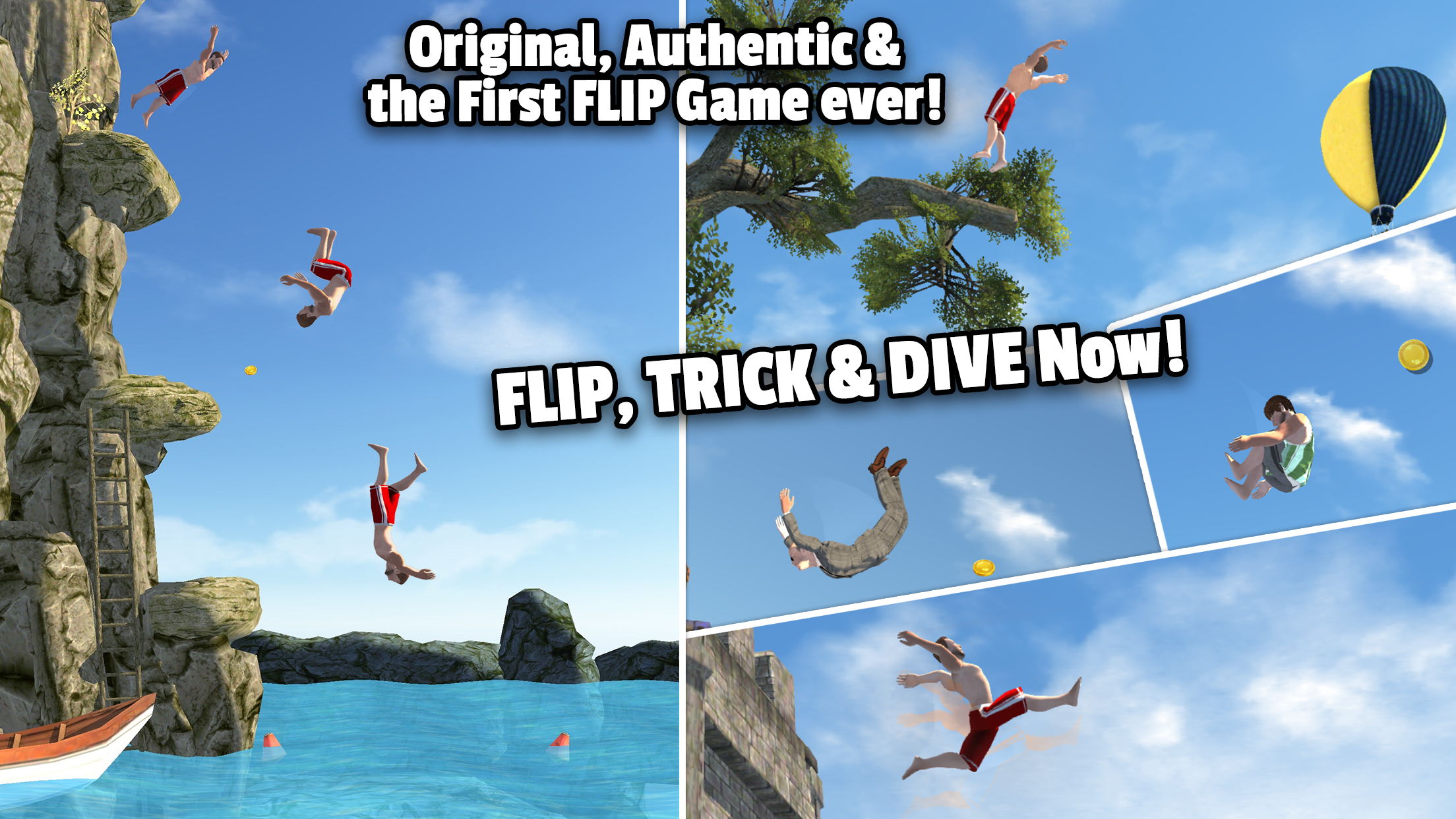 Flip Diving Game Screenshot