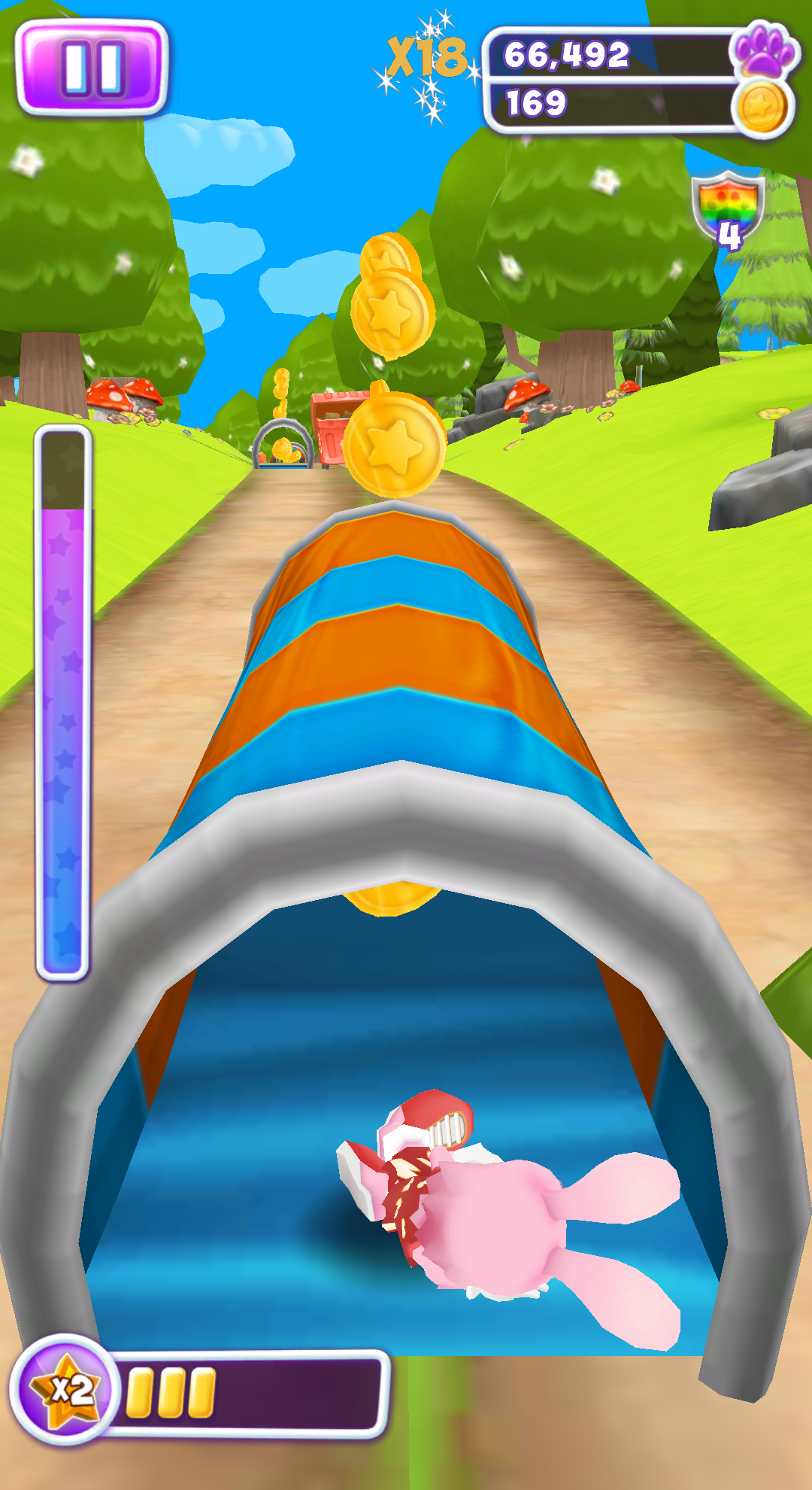 Screenshot of Bunny Rabbit Runner