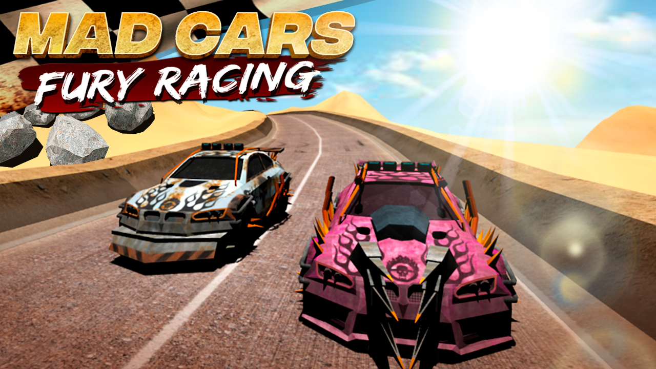 Screenshot 1 of Mad Cars Fury-Rennen 1.0