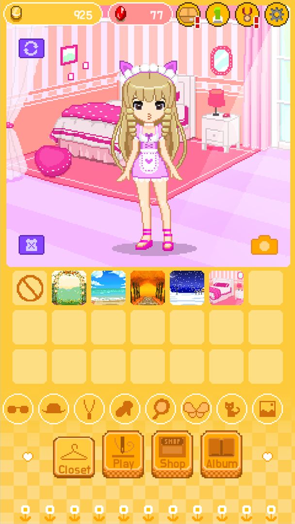 소녀꾸미기 screenshot game