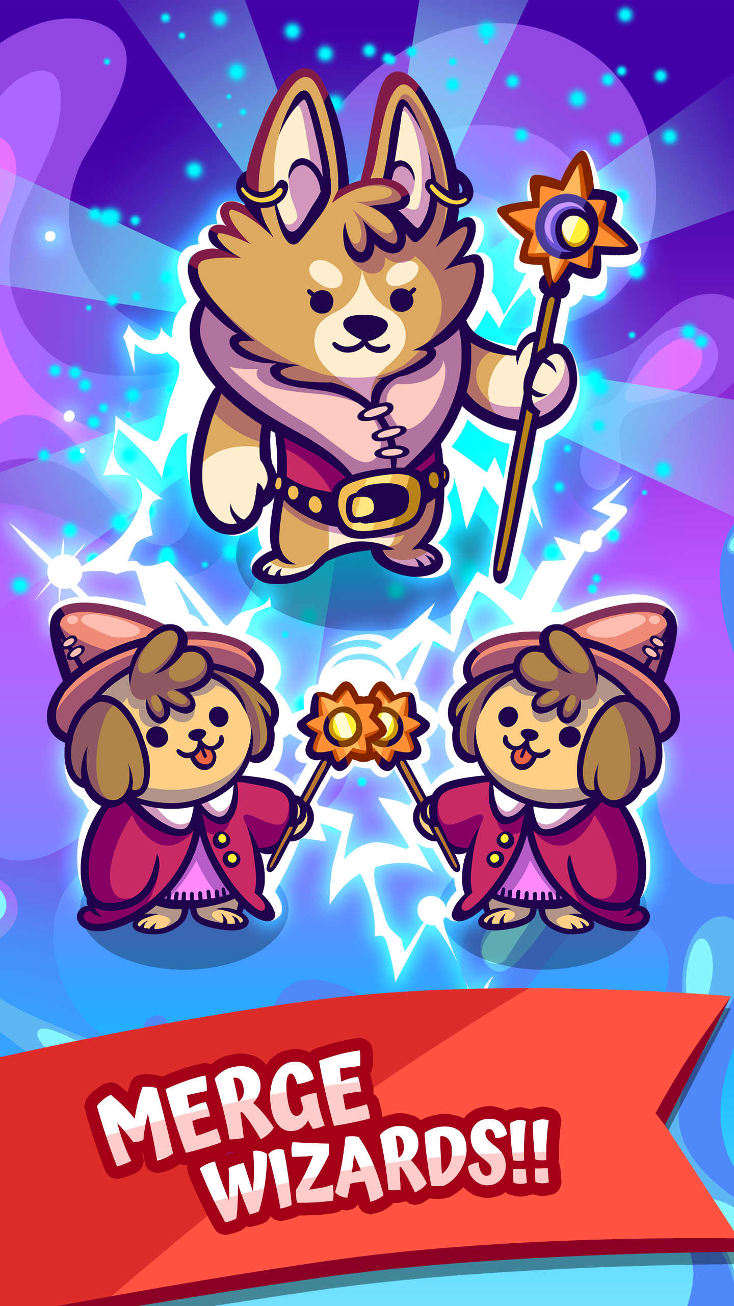 Merge Kawaii Wizards - Merge Games 2020 Game Screenshot