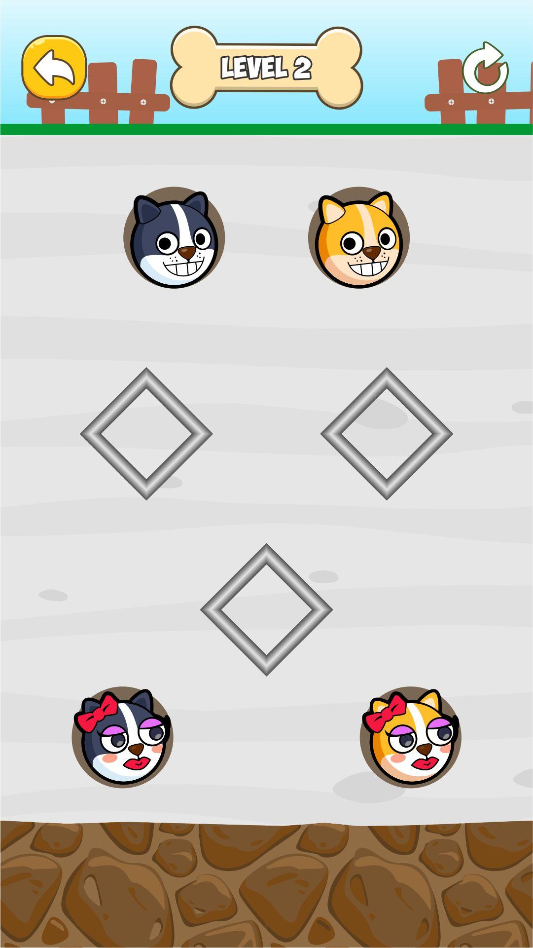 Connect Love Dog: Draw Puzzle Game Screenshot