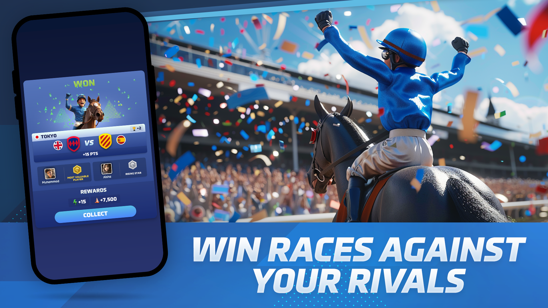 Horse Racing Rivals: Team Game Game Screenshot