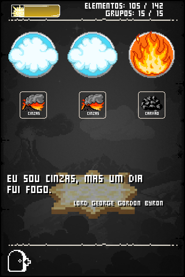 Captura de Tela do Jogo Doodle God: 8-bit Mania Blitz