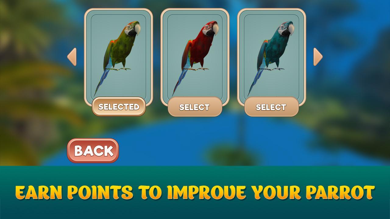 Wild Parrot Sim 3D: Jungle Bird Fly Game ゲームのスクリーンショット