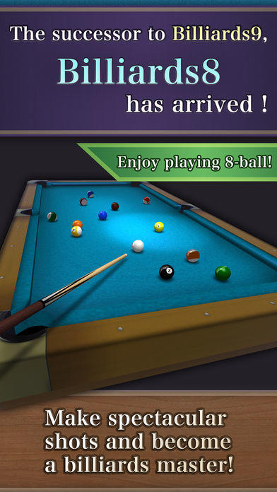Screenshot 1 of Billiards8 (8 Ball at Mission) 