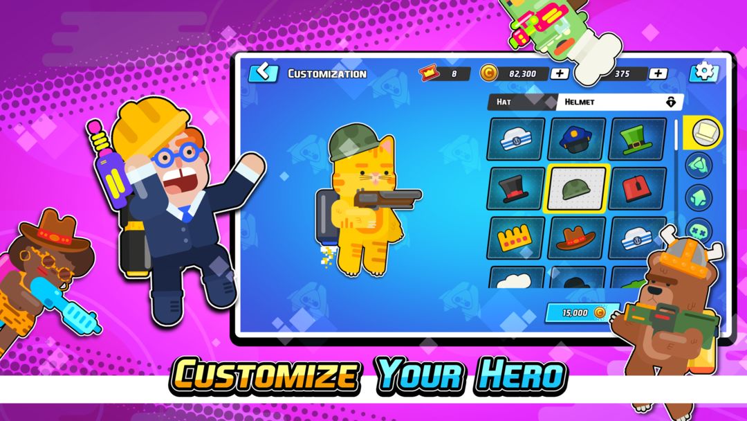 Gravity Brawl: Hero Shooter screenshot game