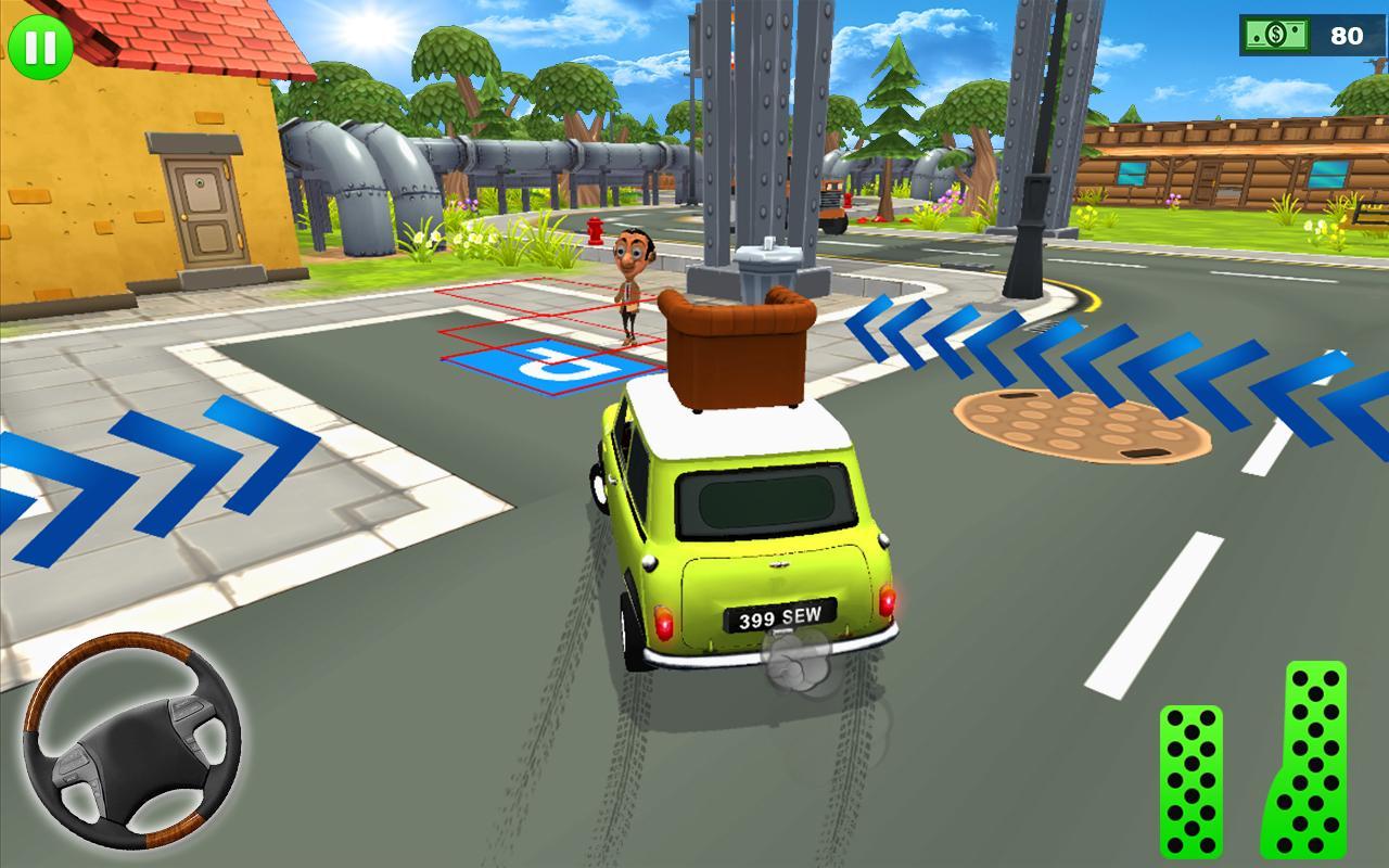 Mr. Pean Car City Adventure - Games for Fun Game Screenshot