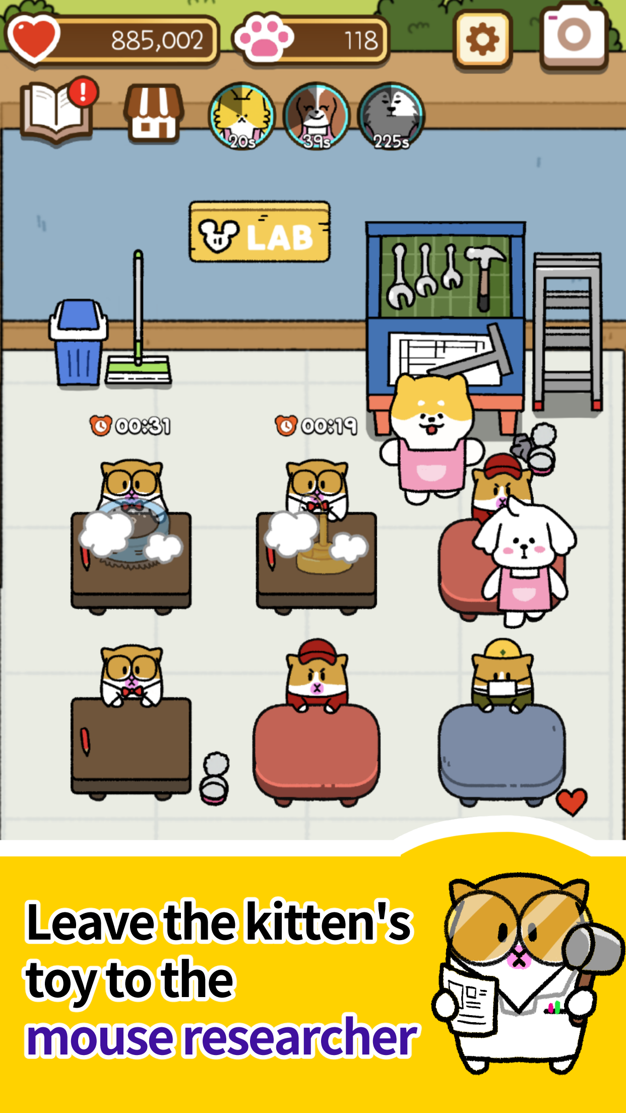 Meow Cat Village: Idle Game screenshot game