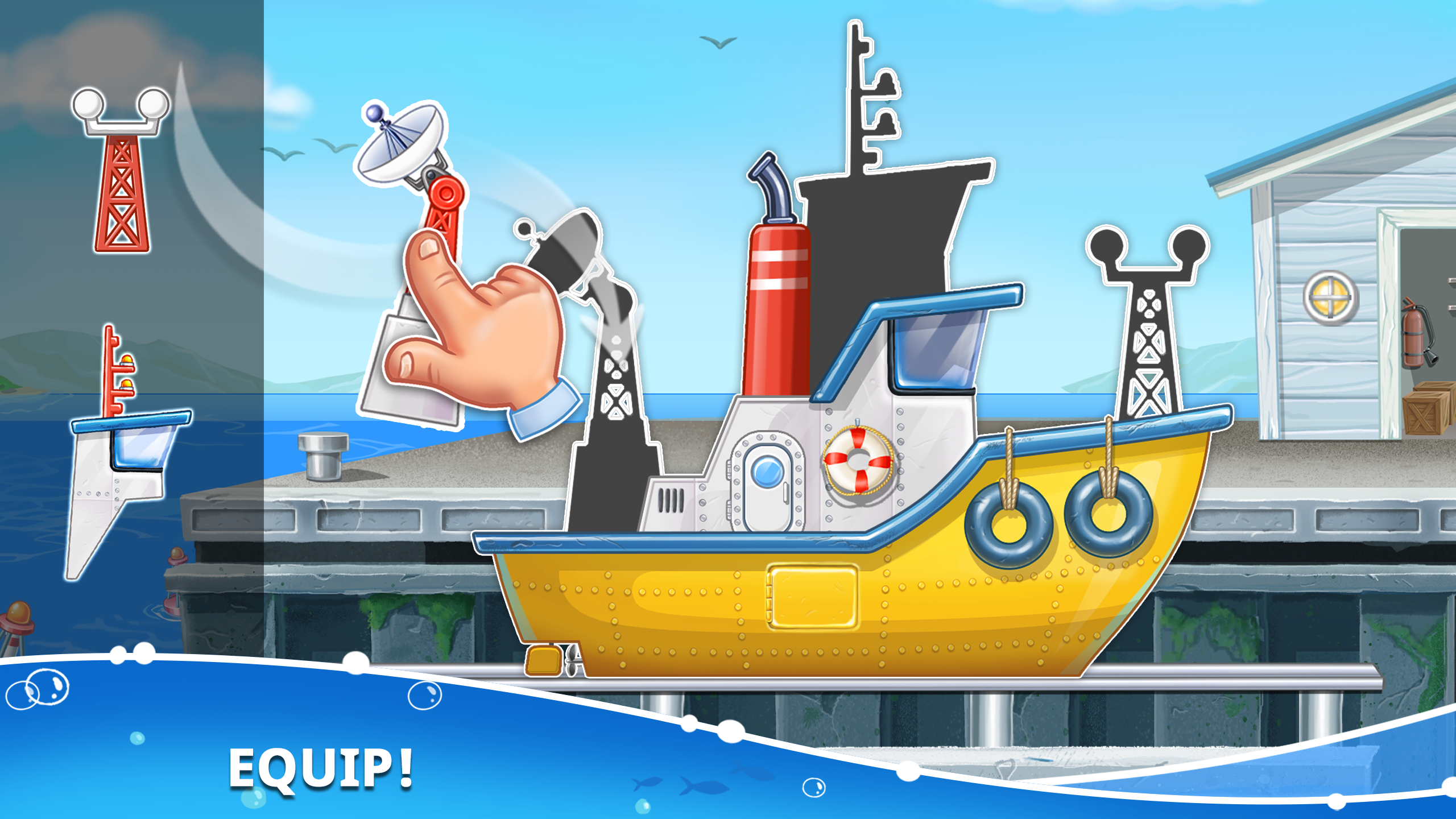 Island building! Build a house Game Screenshot