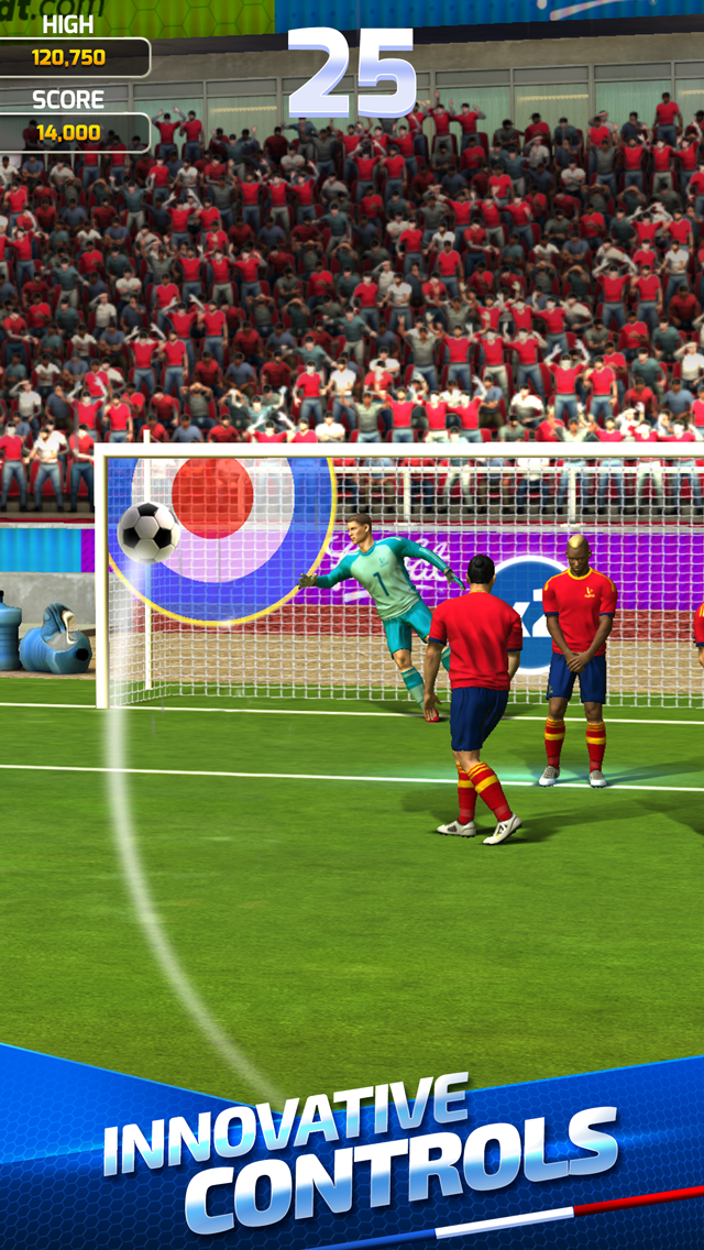Скриншот игры Flick Soccer France 2016