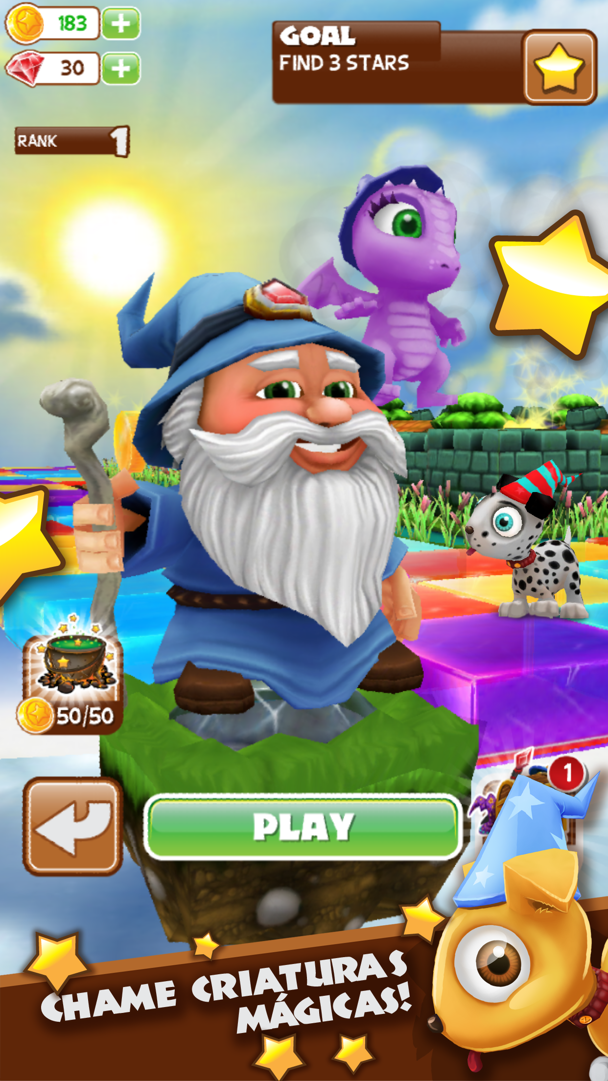 Captura de Tela do Jogo Puzzle Wiz