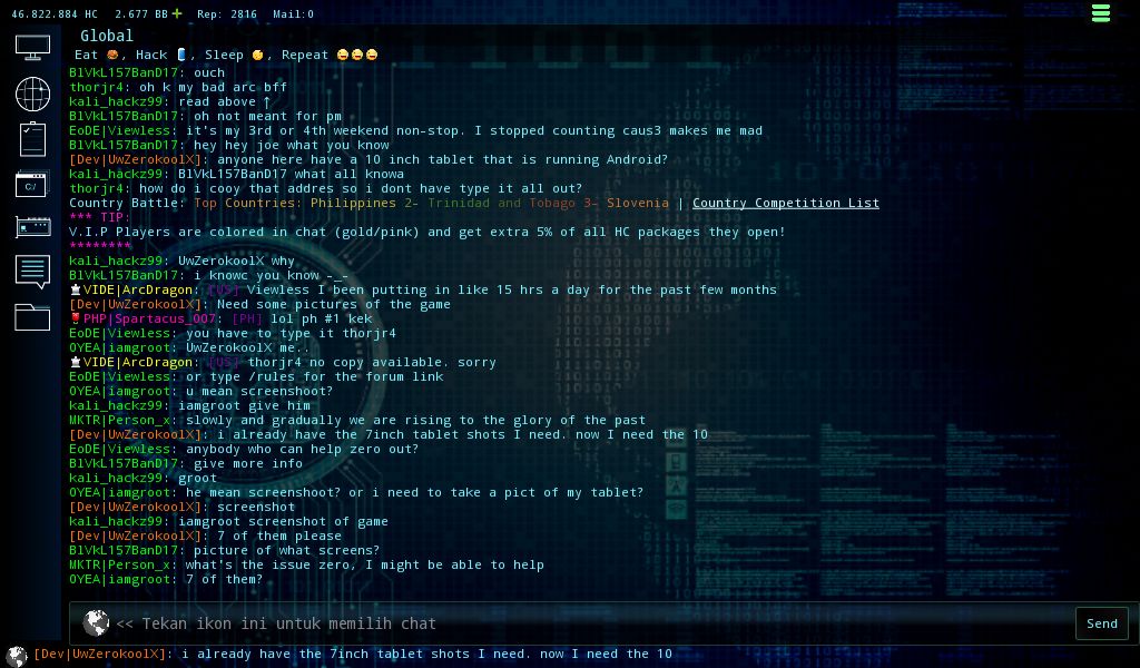 Hackerz - MMO simulator screenshot game