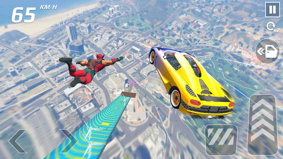 GT Car Stunt 3D: Car Driving 게임 스크린 샷