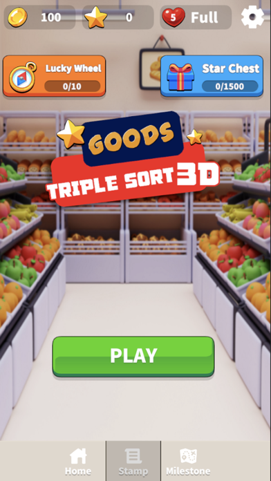 Goods Triple Sort 3D Game Screenshot