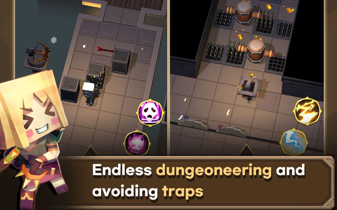 Screenshot of DUNSTOP! - Don't stop in the dungeon : Casual RPG
